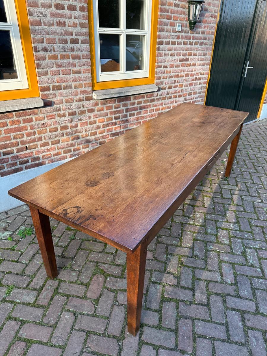 Antieke Franse tafel eikenhout 