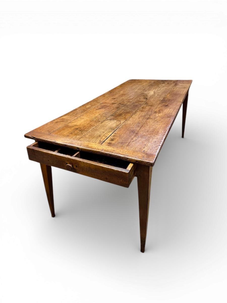 Antieke Franse tafel eikenhout 