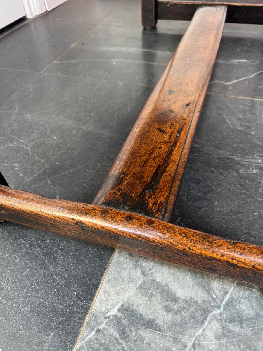 Antique center table in oak ca 1680