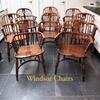 Beautiful set of 8 Windsor lowback armchairs 