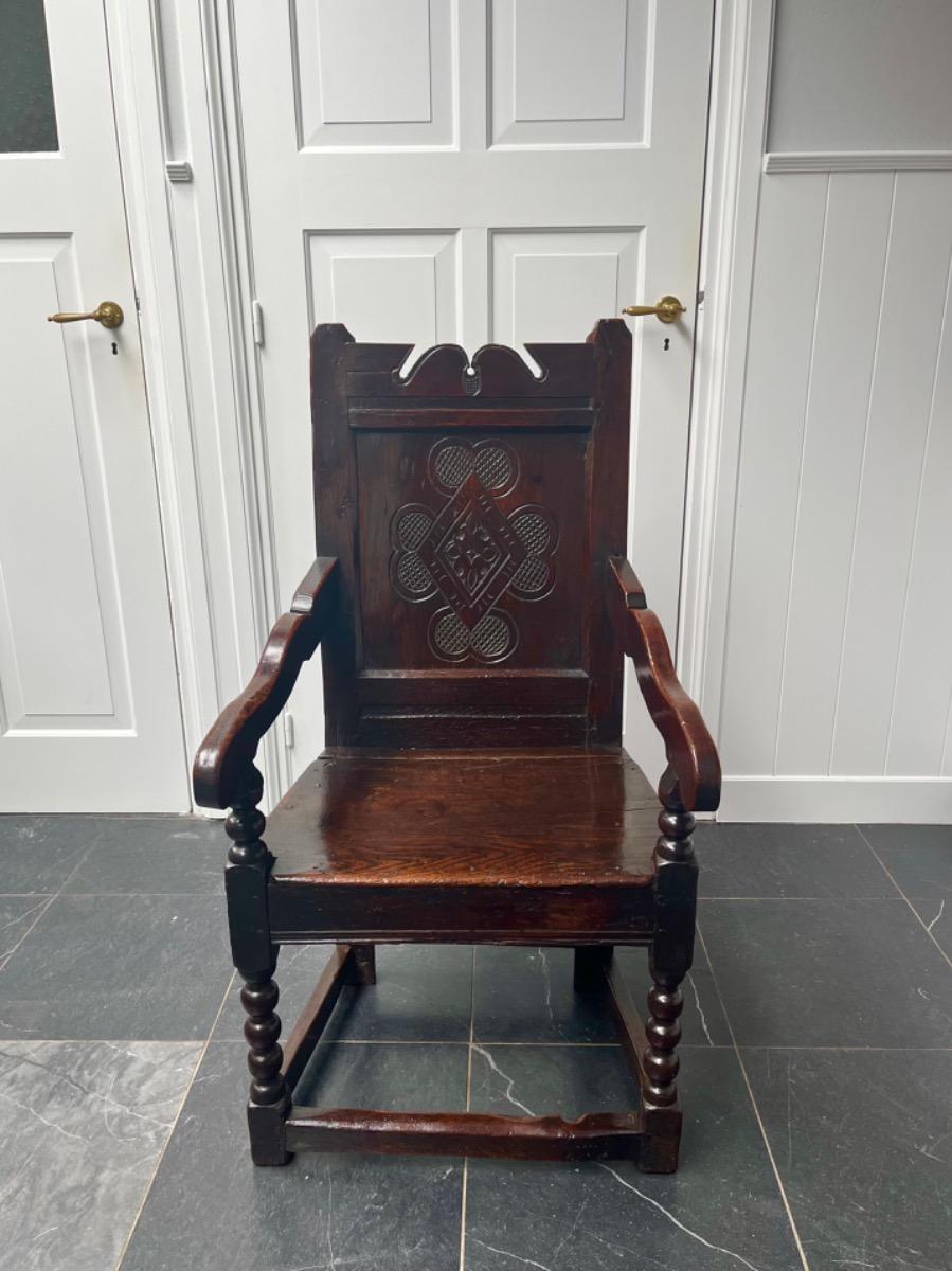 Engelse wainsscott chair ca 1680
