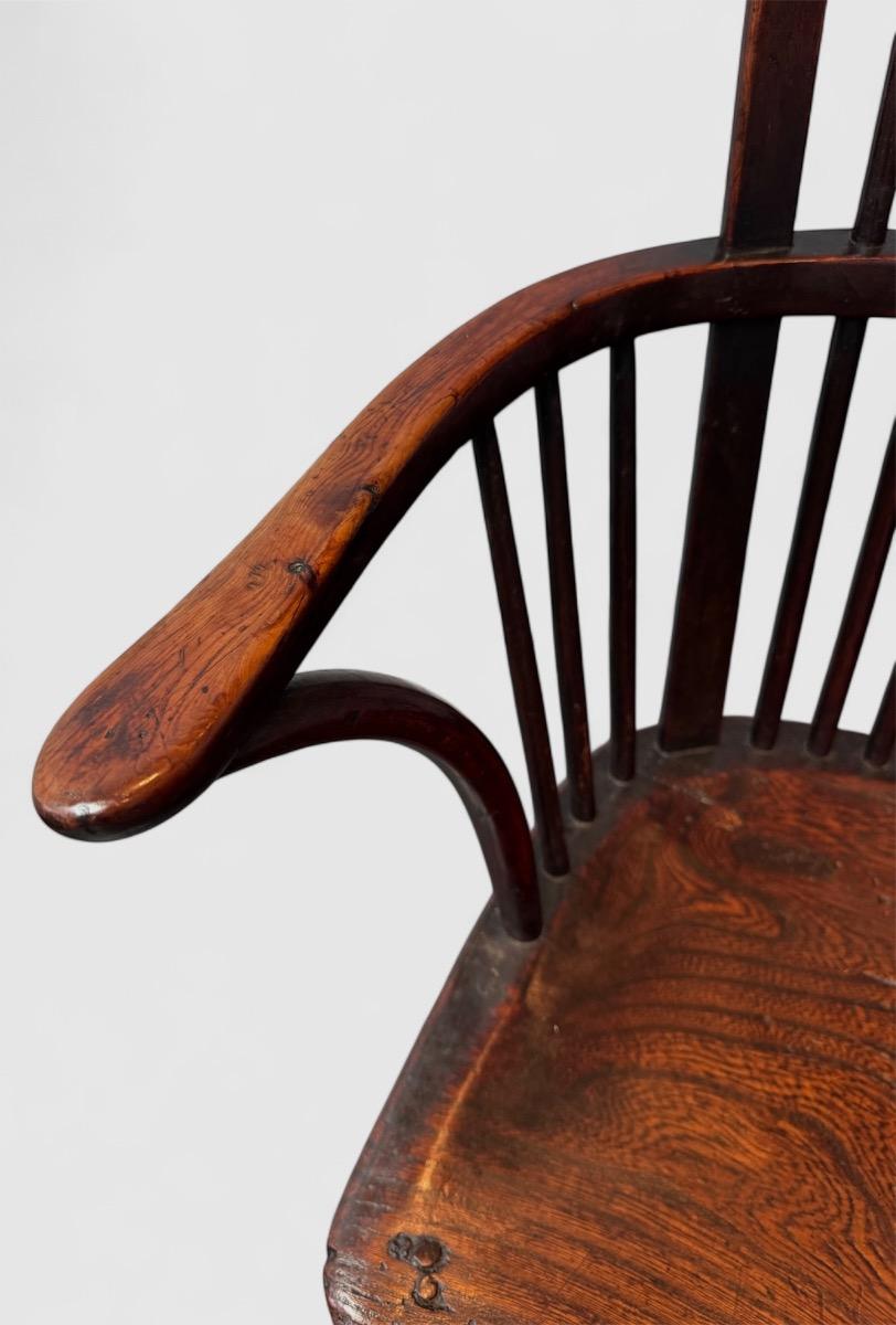 Engelse Windsor chair ca 1780 taxushout 