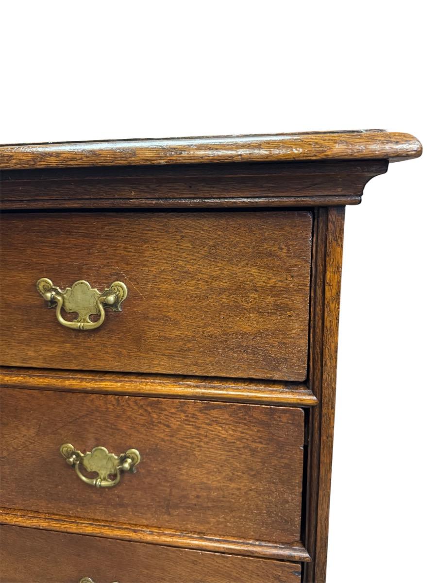 English oak chest of drawers late 17th century 