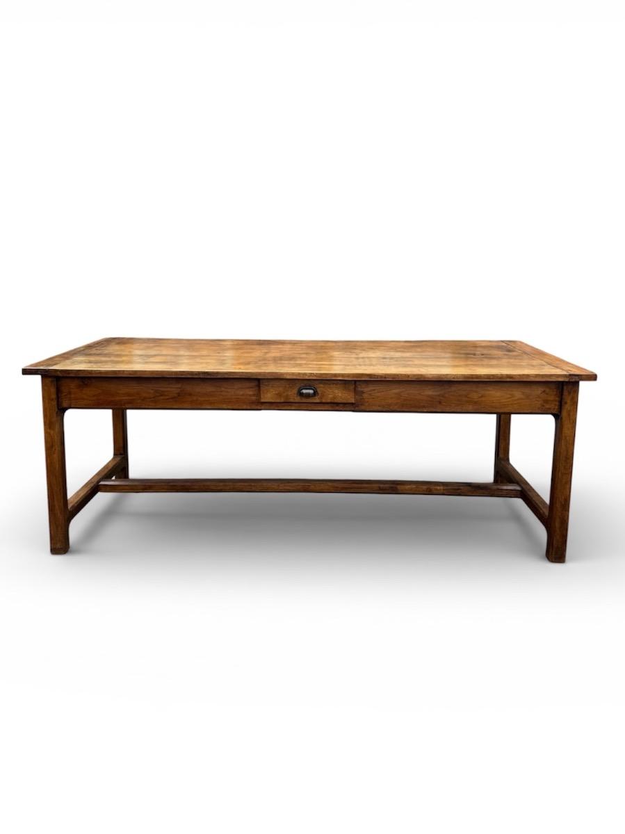 French farmhouse table in oak