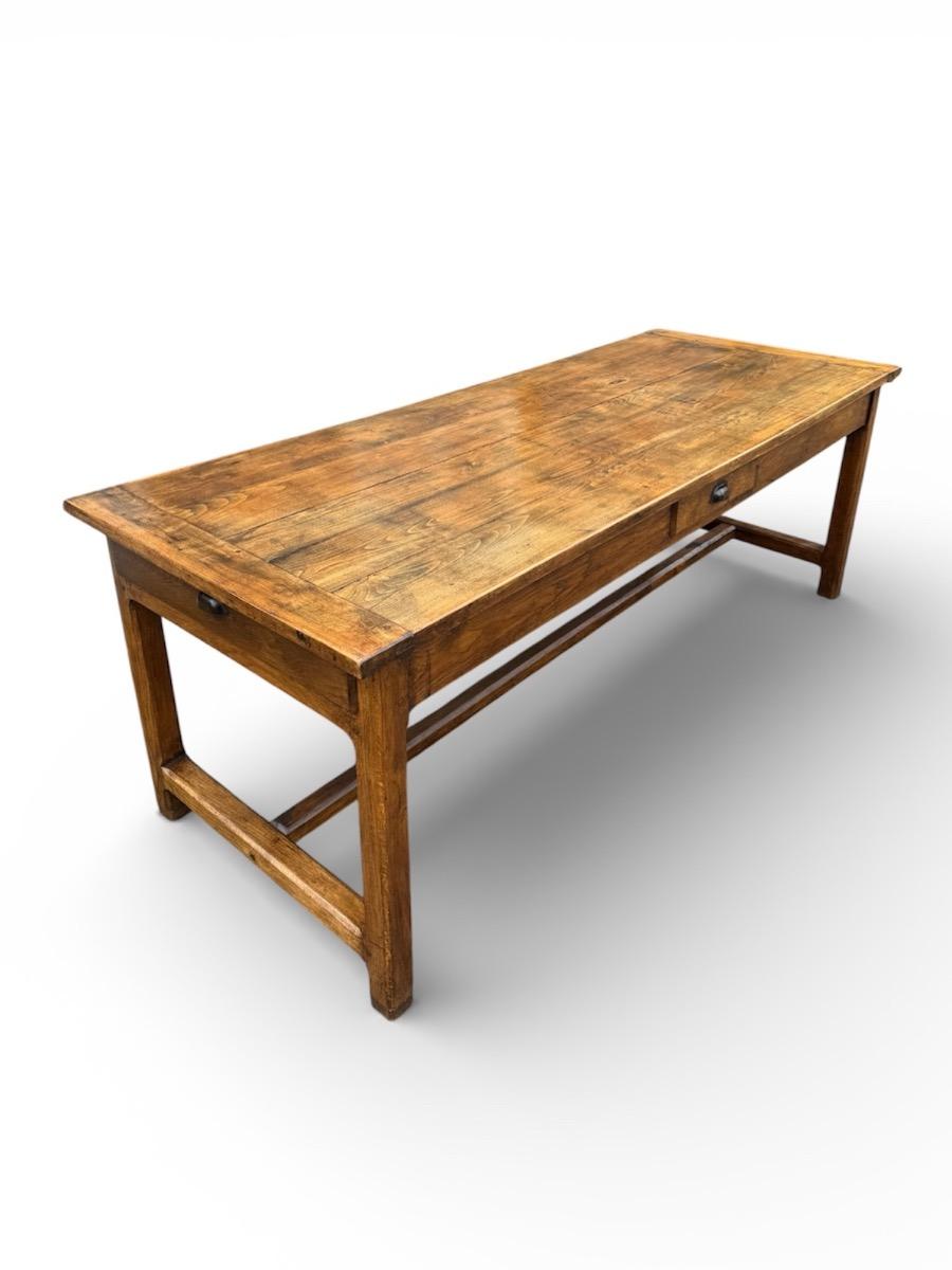 French farmhouse table in oak