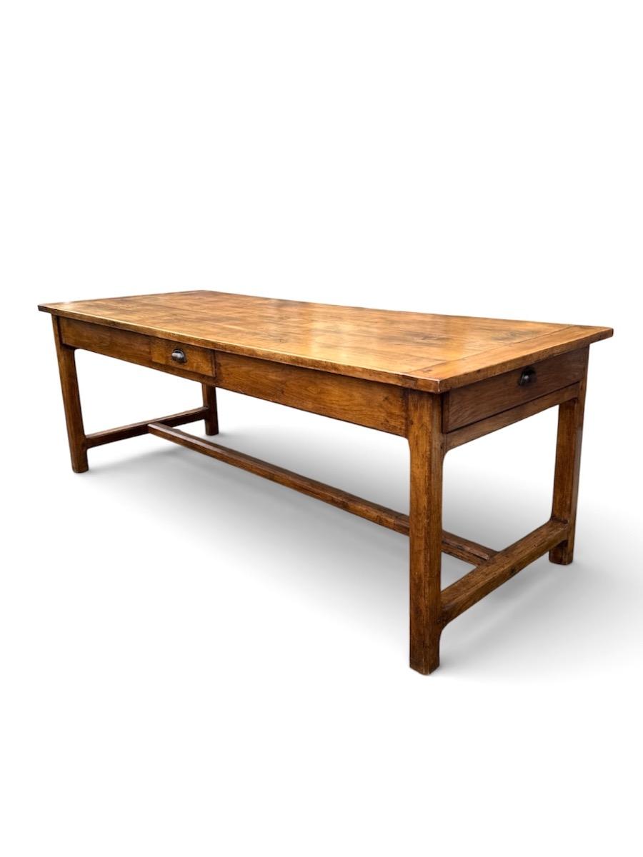 French farmhouse table in oak