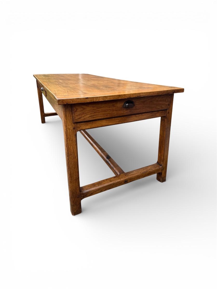 French farmhouse table in oak