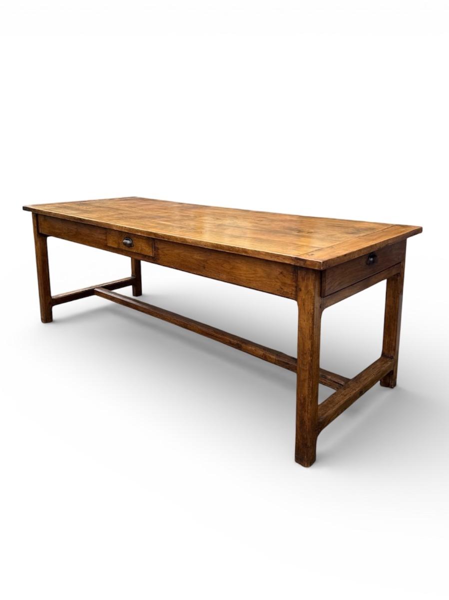 French farmhouse table in oak