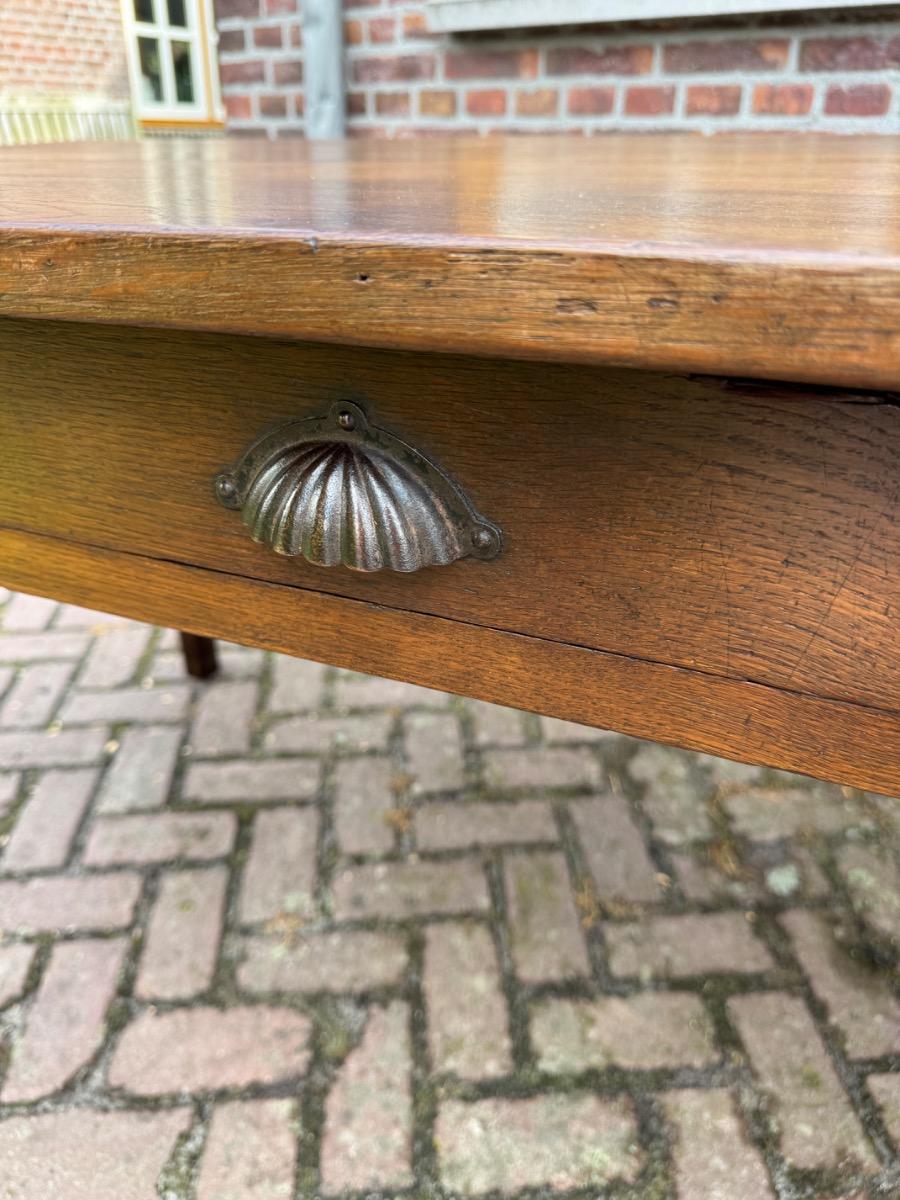French farmhouse table in oak ca 1800