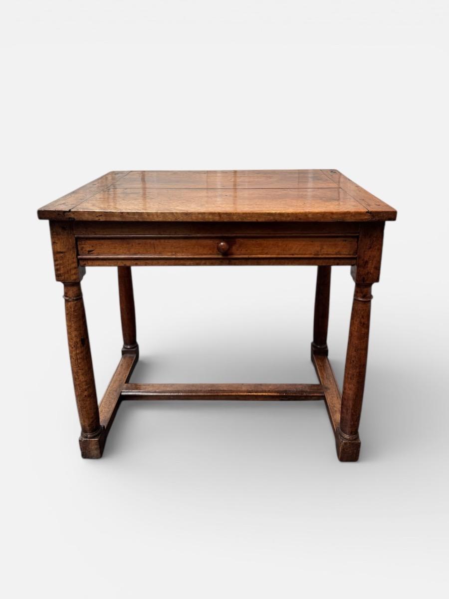 French walnut center table ca 1720