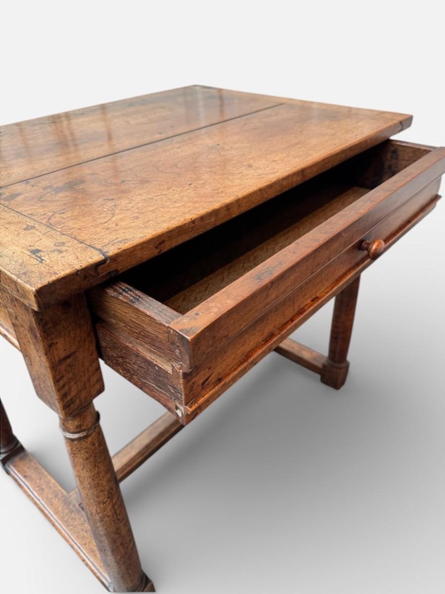 French walnut center table ca 1720