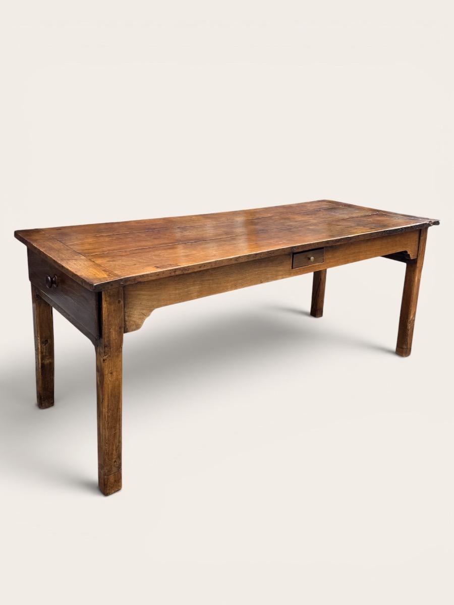 French farmhouse table in fruit wood 200 cm