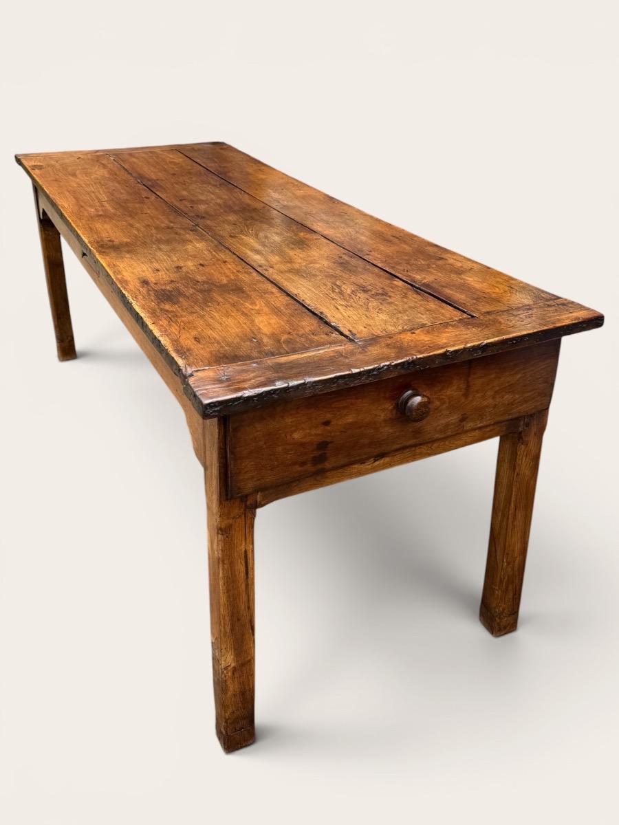 French farmhouse table in fruit wood 200 cm