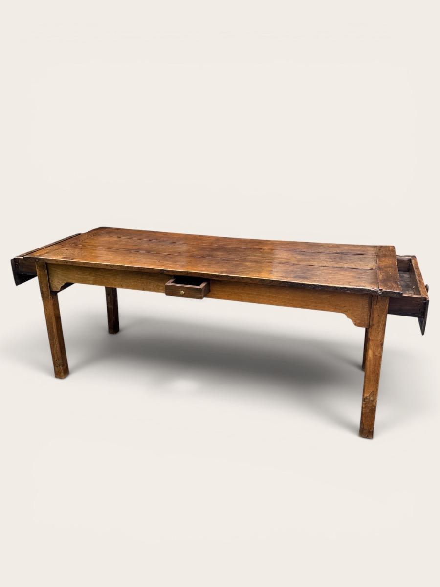 French farmhouse table in fruit wood 200 cm