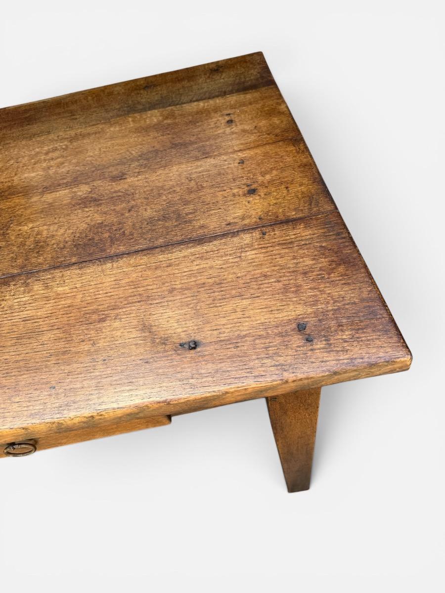 French farmhouse table in oak