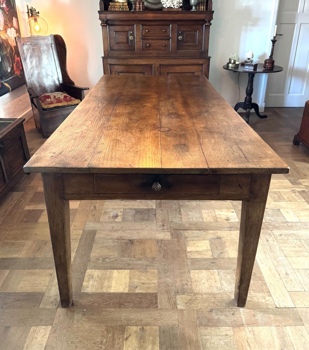 Oak farmhouse table ca 1800