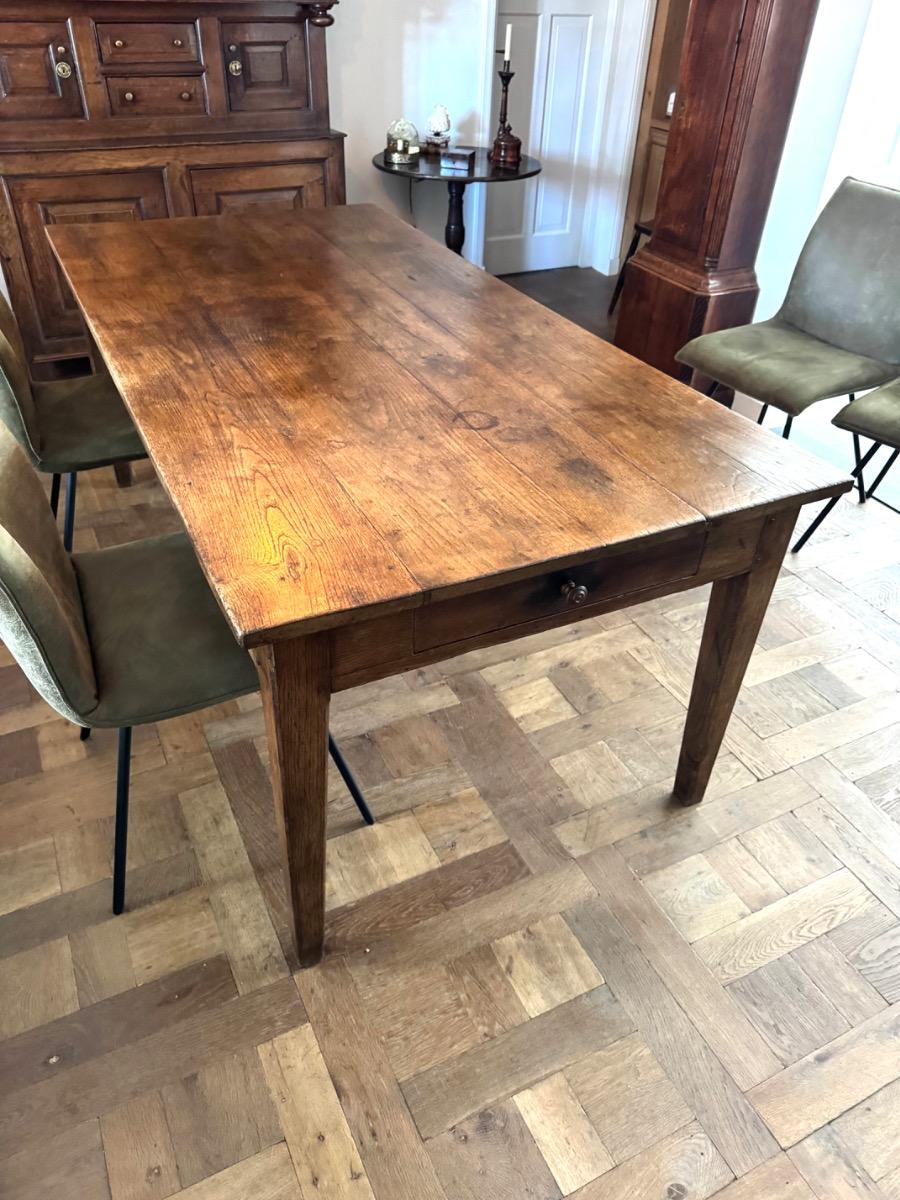 Oak farmhouse table ca 1800