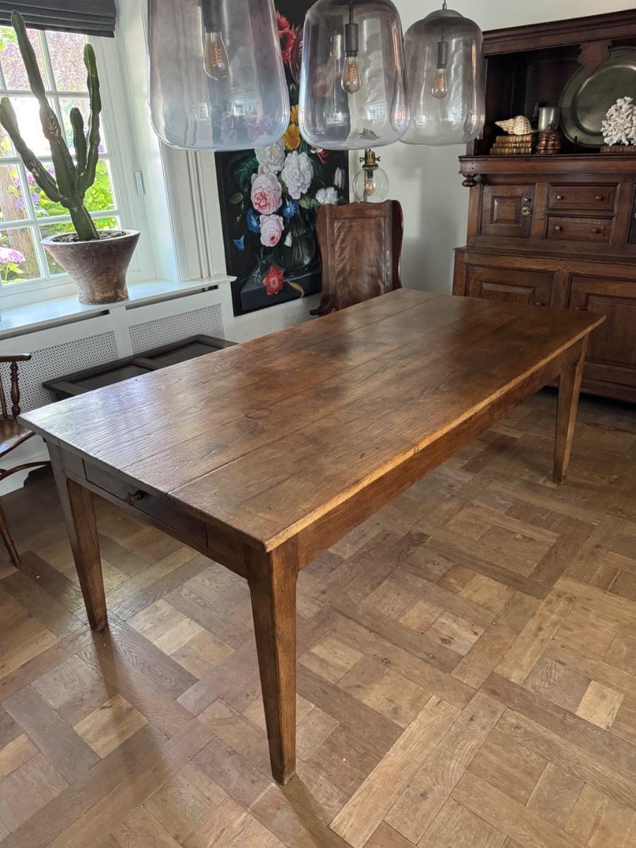 Oak farmhouse table ca 1800