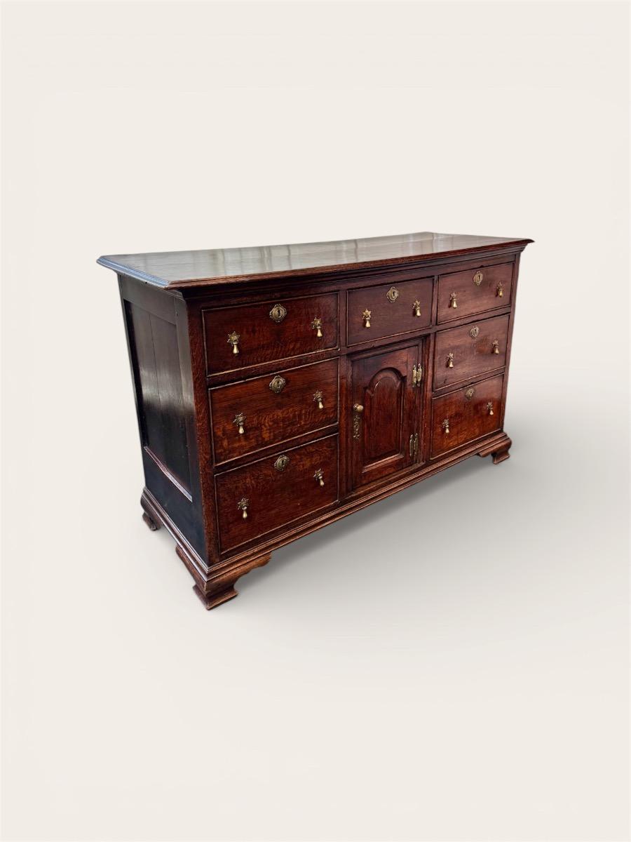 Oak Georgian dresser ca 1760 