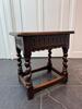 Oak joint stool 18th century 