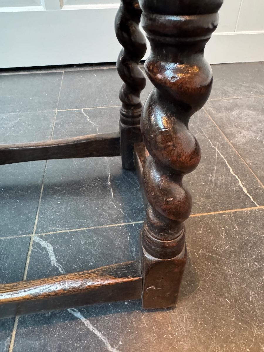 Oak joint stool 18th century 