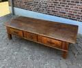 Spanish coffee table in chestnut 