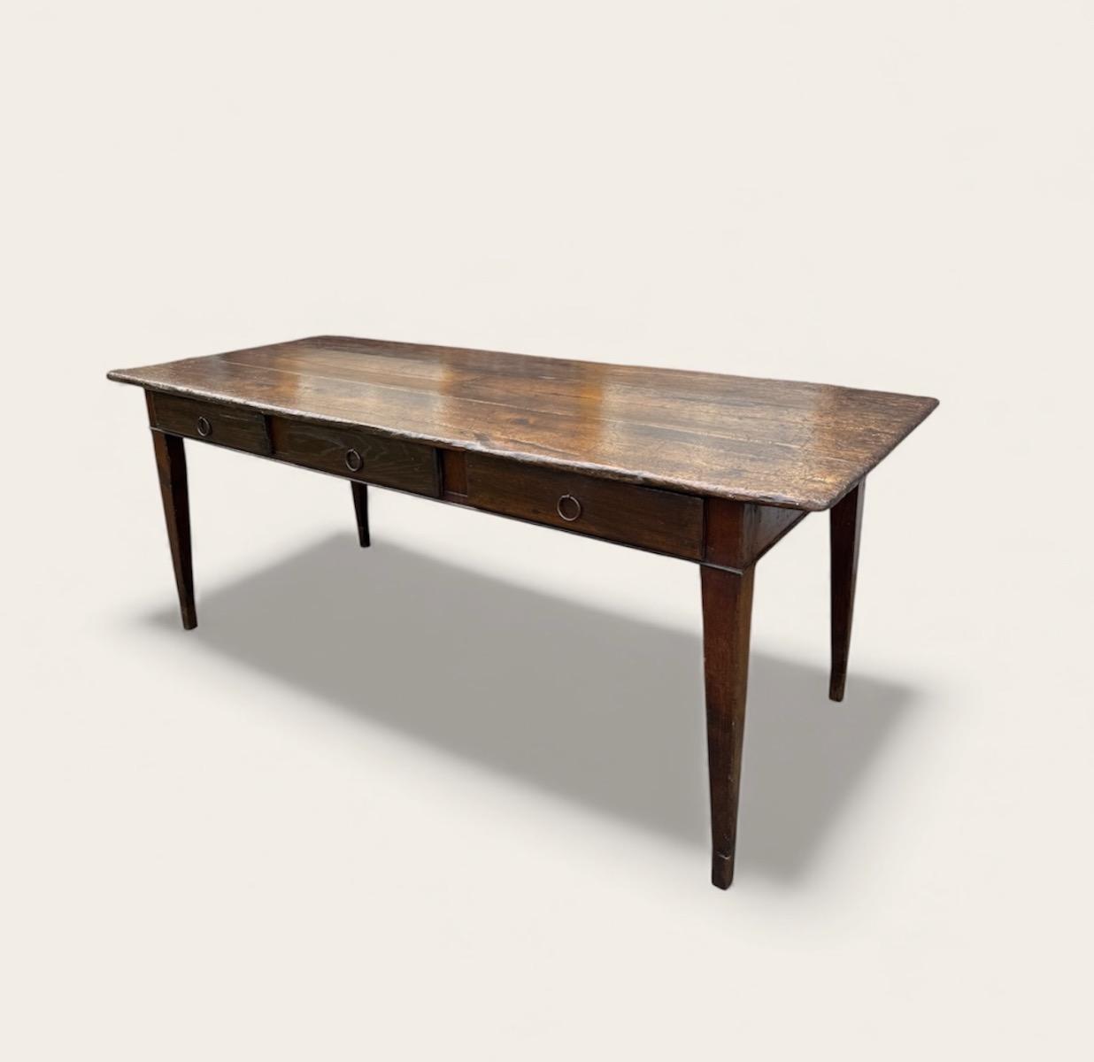 Spanish farmhouse table ca 1740 