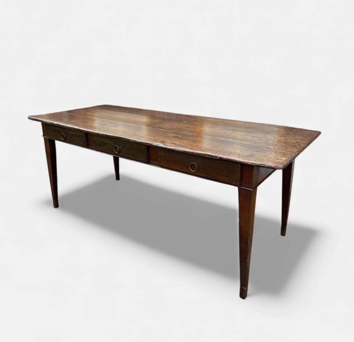 Spanish farmhouse table ca 1740 