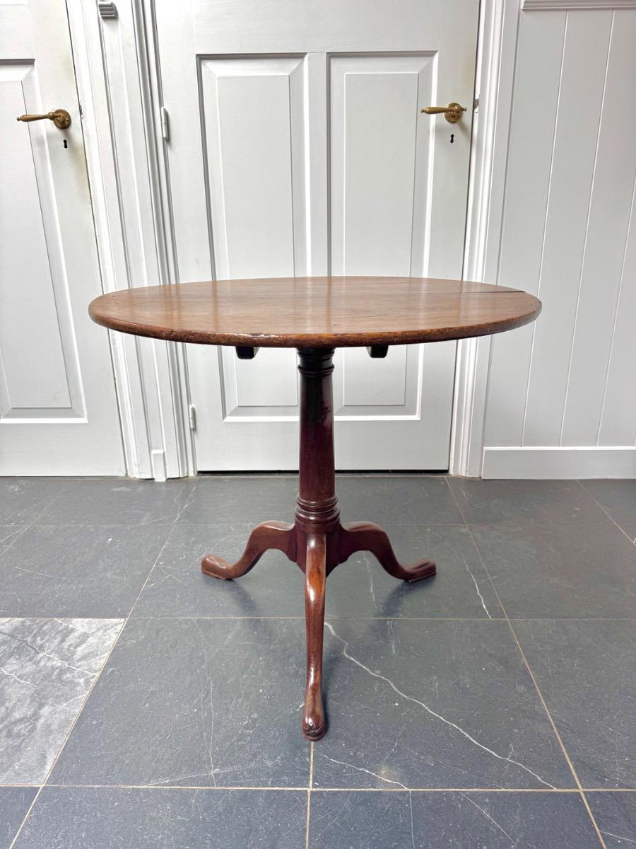 Tilttop tafel eikenhout ca 1780