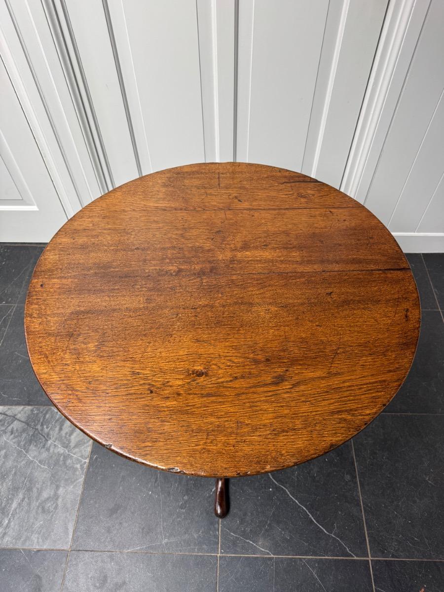 Tilttop tafel eikenhout ca 1780