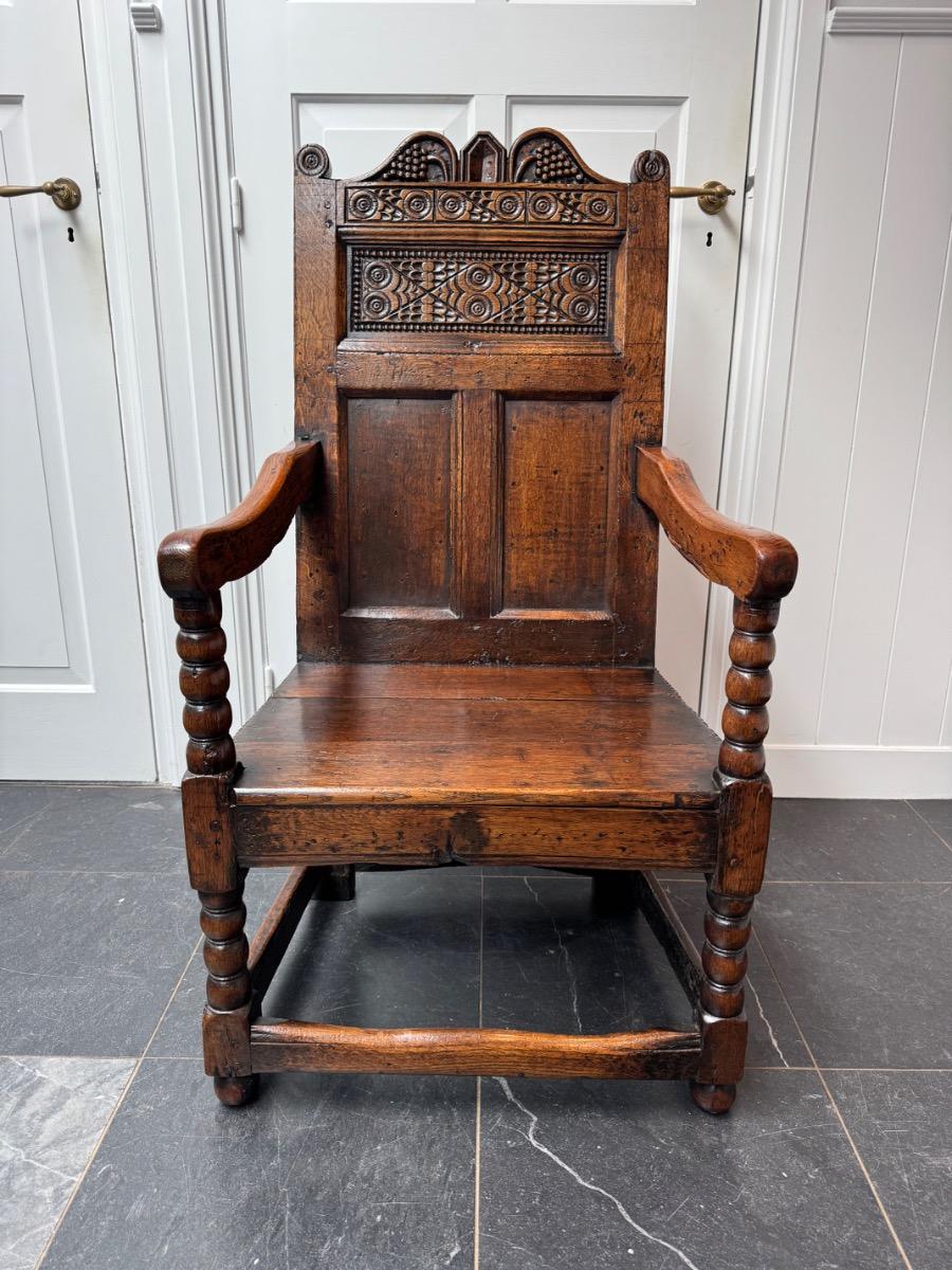 Wainscot chair ca 1680