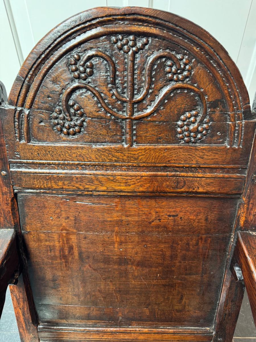 Wainscot chair ca 1680