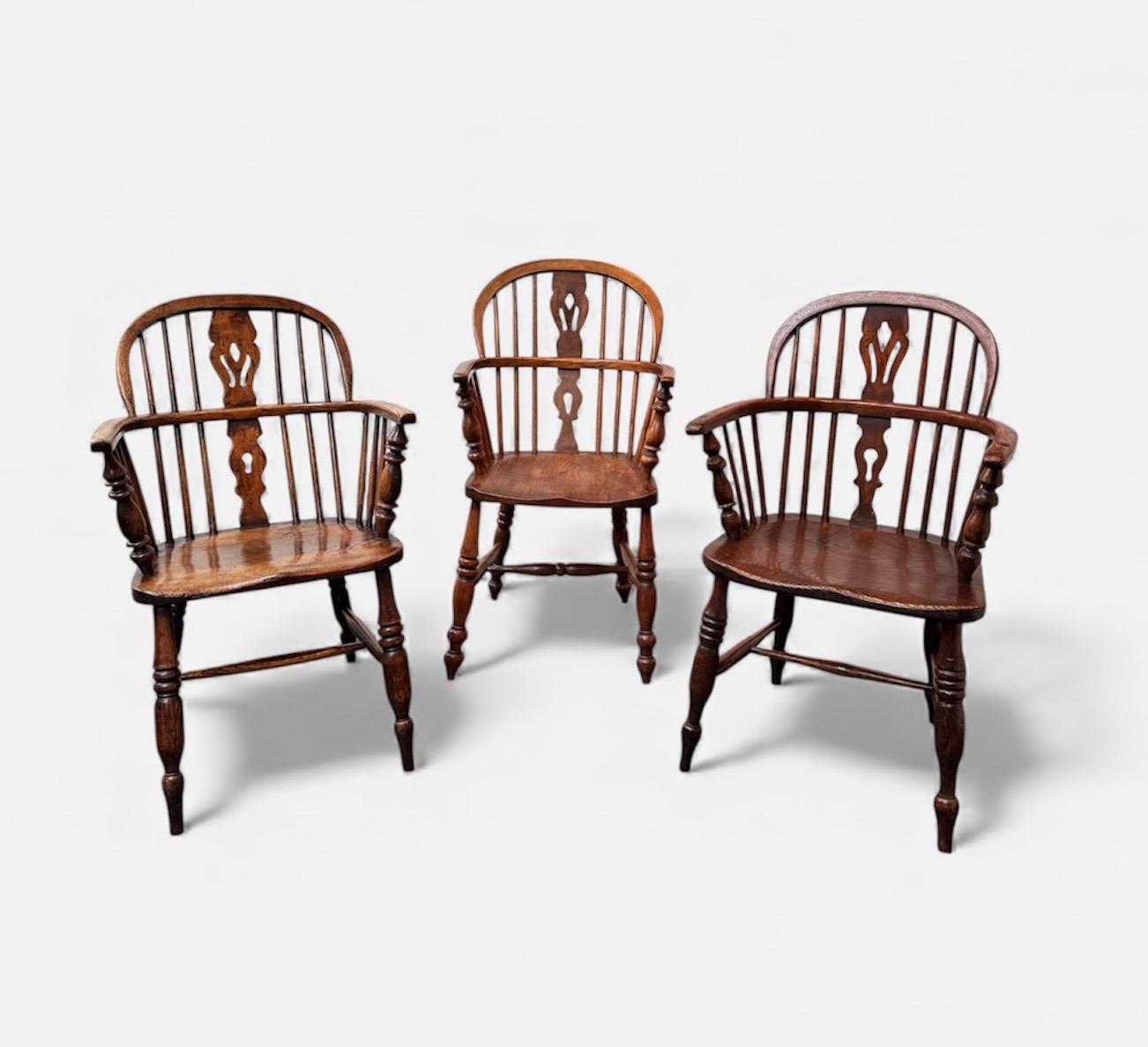 Windsor Armstoelen ca 1800