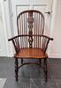 Yew wood Windsor armchair ca 1800
